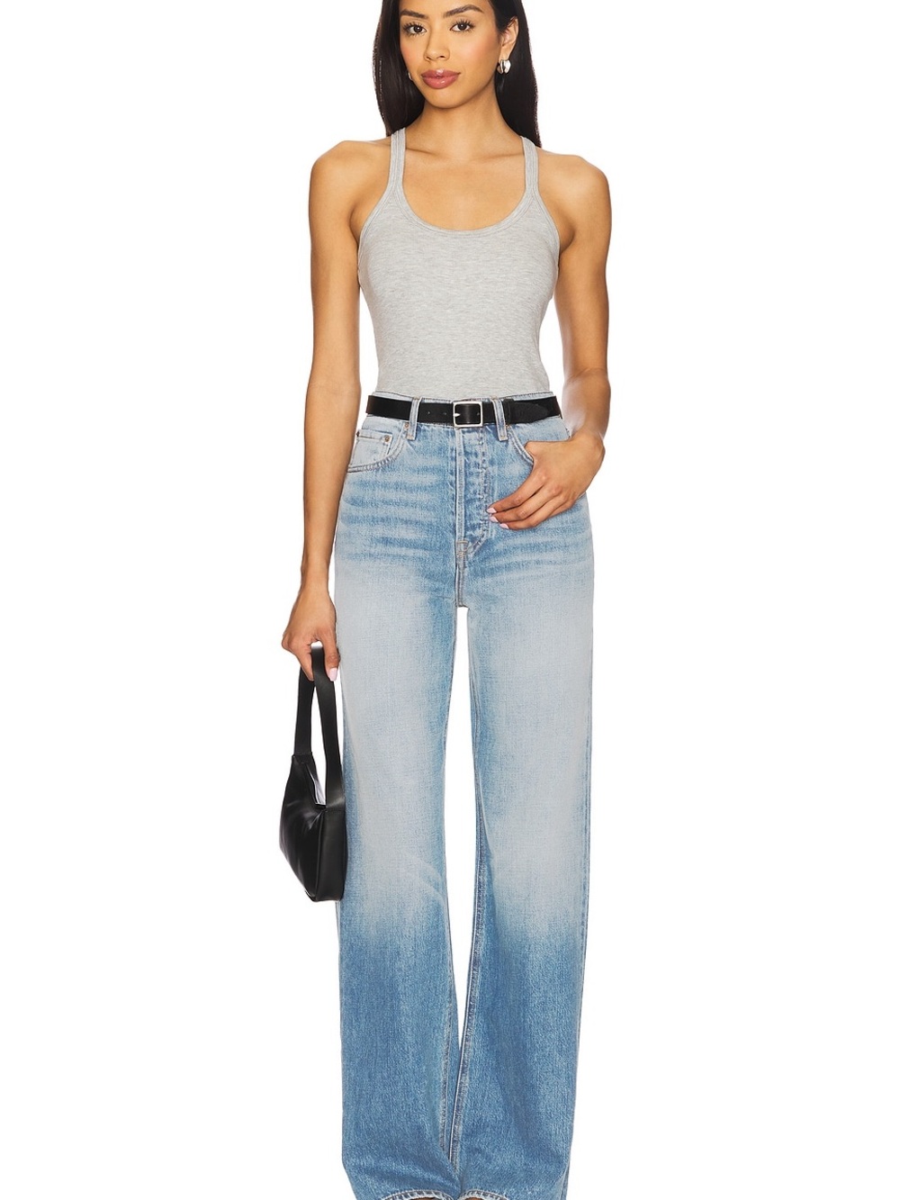 AGOLDE Light Blue High-Rise Straight Jeans Size 27
